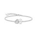 Thomas Sabo Armband met verstrengelde harten verguld zilver A2163-051-14, Sterling zilver, Zirkonia