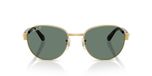 Ray-ban Rb 3766ch Lunettes de soleil unisexe doré gris 56mm polarisé