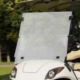 Ezgo Pare-brise Pliable Pour Voiturette De Golf, Épaisseur 4 mm, Compatible Avec Les Modèles Ezgo Txt Et Medalist De 1995 À 2013, 100,5 X 82 cm, Résistant Aux Rayures, Incassable, Anti-UV