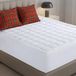 Utopia Bedding Matrasdek, gewatteerde matrasbeschermer, matrashoes met diepe hoeken tot 41 cm, zachte pillow top matrasovertrek - Tweepersoons, 137 x 190 cm, wit