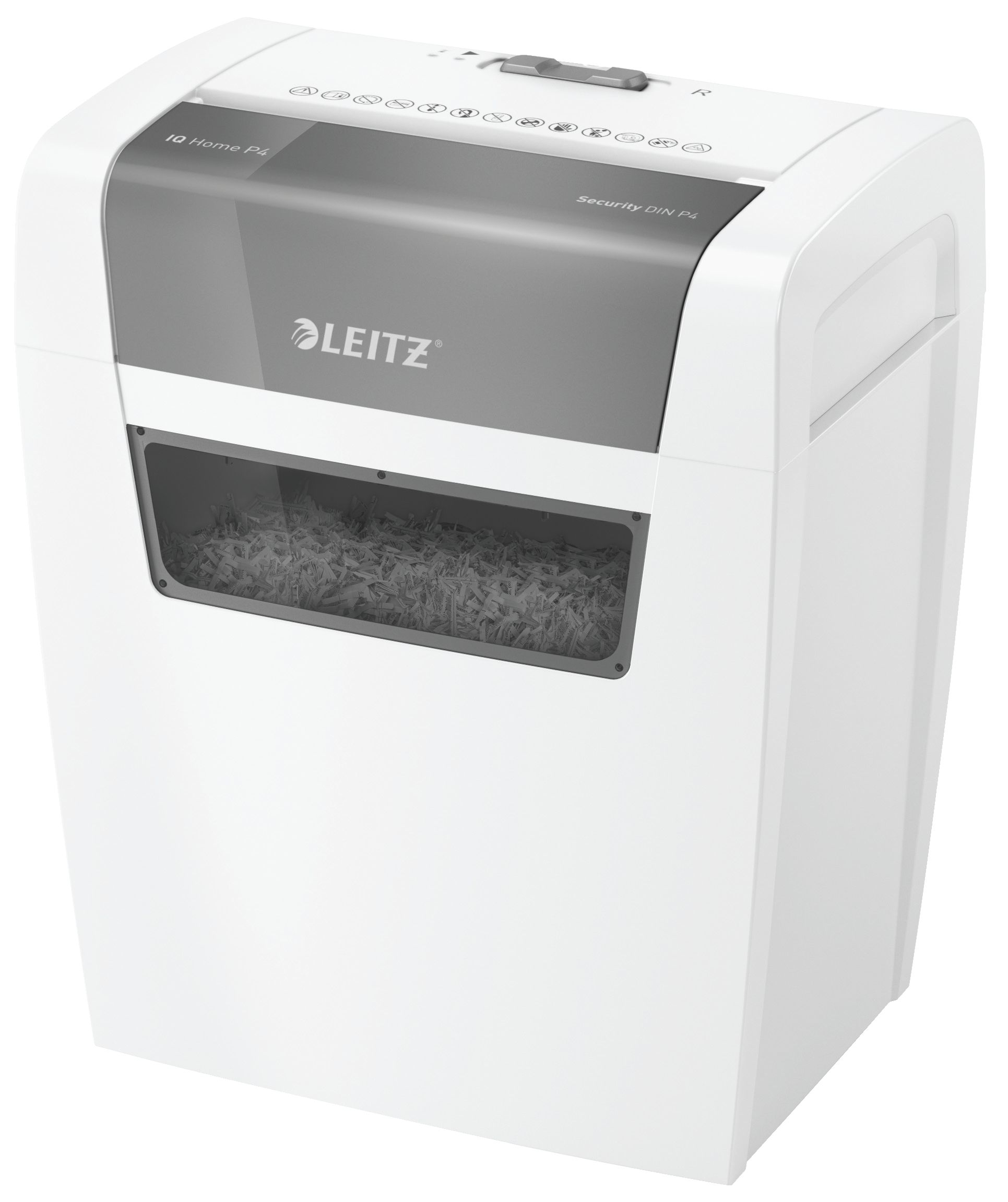 Leitz IQ Home Papierversnipperaar - P4 - Wit