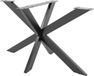 And OutdoorMatch Luxe Lucas Tafelonderstel - Metaal - Zwart - 120x68x71cm