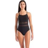 Arena Dames Mesh Equals Badpak Zwart