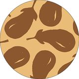 Bonateks Ronde digitaal bedrukte muismat, antislip onderkant, voor kantoor en thuis, diameter: 22 cm