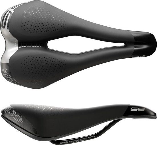 Selle Italia Zadel S5 Superflow L carbon zwart L3