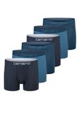 camano Boxershorts marine / bleu foncé / bleu chiné