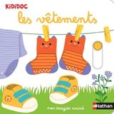 Les Kididoc Mon imagier des vêtements - Livre animé dès 1 an