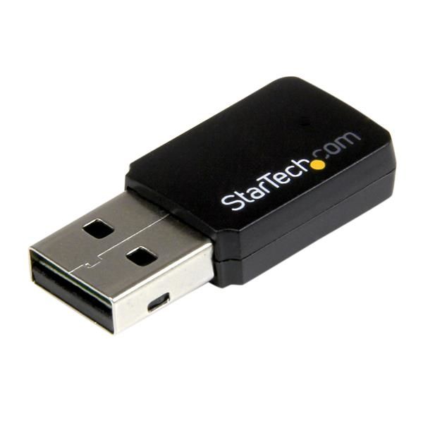 StarTech.com USB 2.0 AC600 Mini Dual Band Wireless-AC Network Adapter - 802.11ac WiFi Adapter