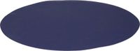 Wicotex Placemats Uni - donker blauw - rond 38 cm - anti slip laag - Teflon coating toplaag