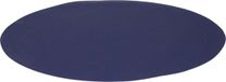 Wicotex Placemats Uni - donker blauw - rond 38 cm - anti slip laag - Teflon coating toplaag