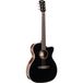 Cort Essence OC4 Black Top Natural Semi Gloss Guitare folk électro-acoustique