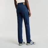 G-Star Strace Straight Wmn Dames Jeans 30/36 Katoen Elastaan Worn in Aster Blue