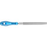 PFERD Halfronde houten raspen, 150 mm, halfronde, spits toelopende vijl, rasphief H2 aan twee zijden, incl. ergonomische vijlheft, 11233157