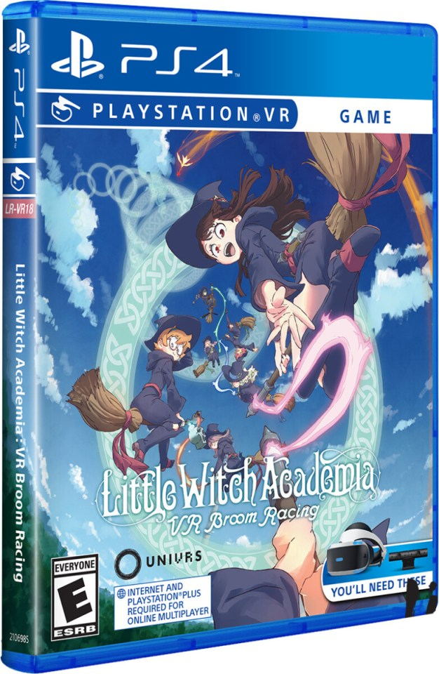 Limited Run Little Witch Academia: VR Broom Racing (PSVR Required) Games) PlayStation 4