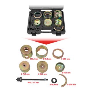 KS Tools Silent Lager Gereedschap Set voor VAG Achteras - 11 Stuks