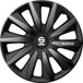 Sparco Wieldoppen Milano 16 inch Zwart Grijs - 4 stuks