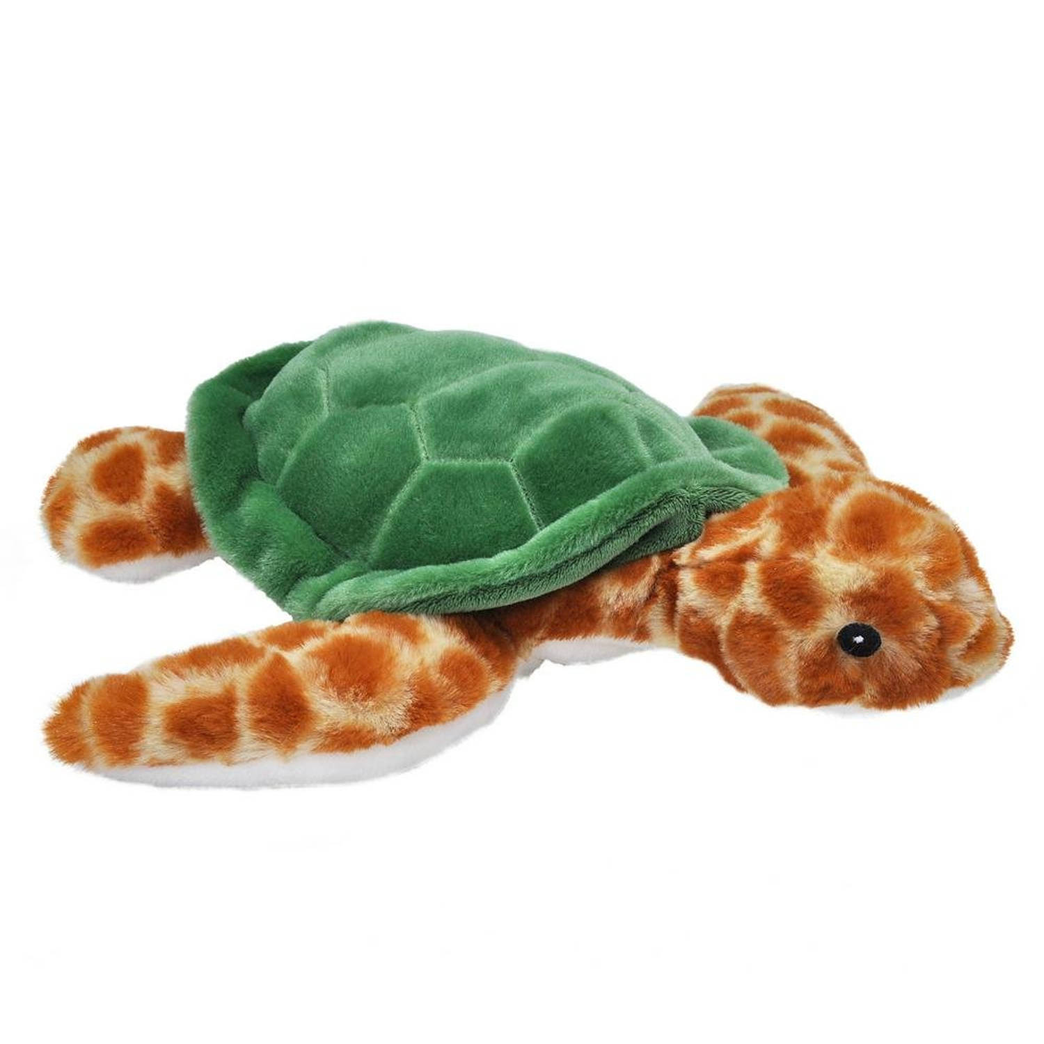 Wild Republic Knuffel Zeeschildpad Ecokins Junior 30 Cm Pluche Bruin/groen