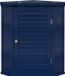Teamson Home Glancy Badkamerkast - Houten Muurbevestiging Hoekkast Met Deur en Planken - Marineblauw