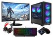 VIST PC Gaming avec processeur Ryzen 7 7700, 32 Go de RAM, carte graphique RTX 5070, SSD M.2 1 To, écran LCD 27 pouces et Windows 11 Pro