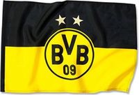Borussia Dortmund Flag 150 x 100 cm Polyester Geel/Zwart