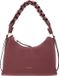 Coccinelle Leren schoudertas Boheme Grana Double Shoulder Bag Wint. Rose / Berry