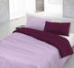 Italian Bed Linen Natural Colour Doubleface dekbedovertrek, 100% katoen, paars