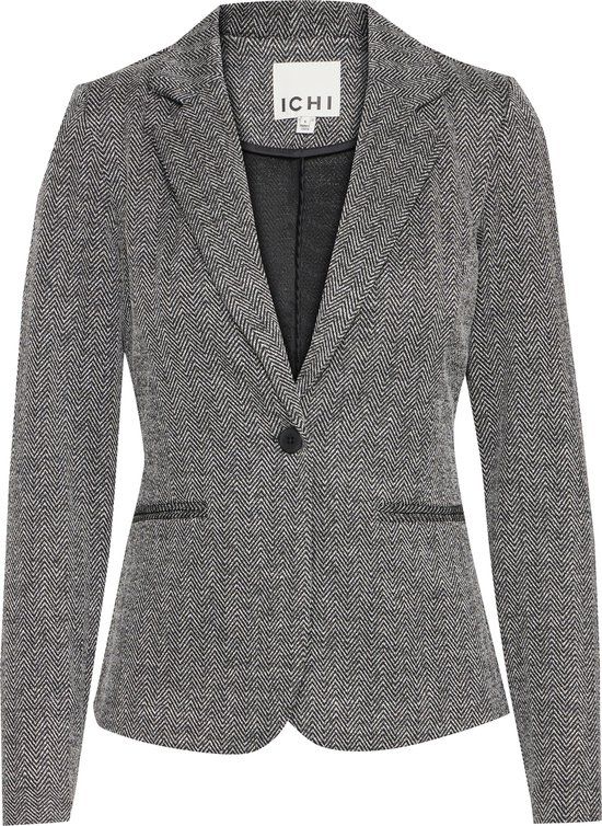 Ichi IHKATE JACQUARD BL4 Blazer - Black - Women - Size XL