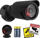 Maclean Dummy camera IR-LED's, zwart