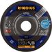 Rhodius 202378 Disque à tronçonner droit 115 mm 1 pièce(s) Acier