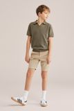 WE Fashion Jongens polo Moss green
