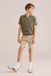 WE Fashion Jongens polo Moss green