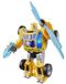 Transformers CYBERWORLD Bumblebee Figur, 28 cm, mit Geräuschen und Lichteffekten, schnelle Transformation, für Kinder ab 6 Jahren