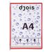 Djois Made By Tarifold Vochtbestendig rvs scharnierzak A4