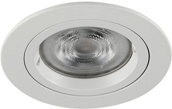 Philips LED inbouwspot Hans - Rond Wit - Warm Wit - Dimbaar - 4W