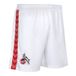Hummel 1FCK 23/24 thuisshorts. Wit/diep rood. Maat M