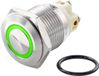 TRU COMPONENTS TC-7494692 TC-GQ16F-10E/L/G/12V/S Vandalismebestendige druktoets 48 V/DC 2 A 1x uit/(aan) Moment Groen IP65 1 stuk(s)