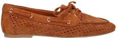 La Strada Loafer Cognac Textiel - Damesschoenen - Maat 40