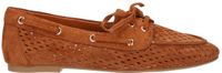 La Strada Loafer Cognac Textiel - Damesschoenen - Maat 40