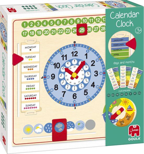 Jumbo Goula Kalenderklok - Educatief Spel