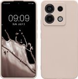 kwmobile telefoonhoesje geschikt voor Xiaomi Redmi Note 13 Pro 5G / Poco X6 5G - Hoesje voor smartphone - In kokosmelk