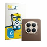BROTECT Screenprotector 6 Stuks voor Xiaomi Redmi Note 15 Pro Plus 5G (ALLEEN Camera) Beschermglas transparant