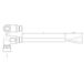 TE Connectivity 2273104-3 Sensor/actuator connector, geassembleerd M12 Aantal polen (sensoren): 3 Bus, haaks 5.00 m 1 stuk(s)