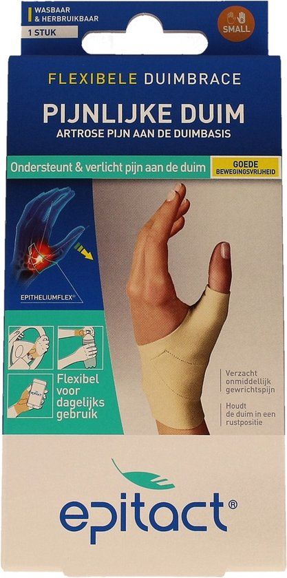 Epitact Flexibele Duimbrace Rechts Maat S 1ST