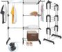 Marque non spécifiée Tour à linge extensible avec 6 ailes pliantes