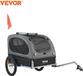 Kibus Chariot de vélo pour chien - Résistant aux intempéries - 40kg - Pliable