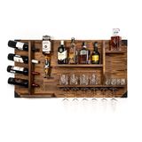 CREATIVE COOPER Houten wandrek met drankdispenser