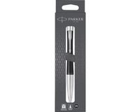 Parker Urban Twist Balpen | matzwart en chroom | medium penpunt met blauwe inkt