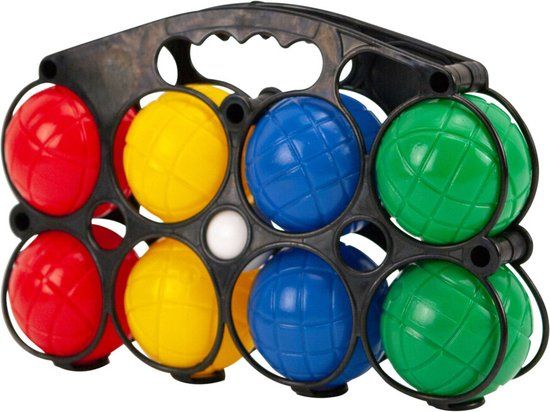 Alert Jeu de Boules-set - kunststof, 8 ballen
