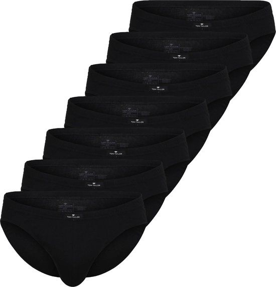 TOM TAILOR Texas Men's Briefs Multipack - 7-Pack - Black - XXL