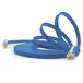 1aTTack.de 0,25m CAT6 Platte Ethernetkabel RJ45 1000 Mbit, 1 stuk - blauw